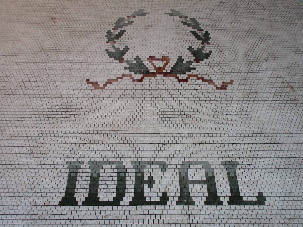 tile entry of Ideal Theatre