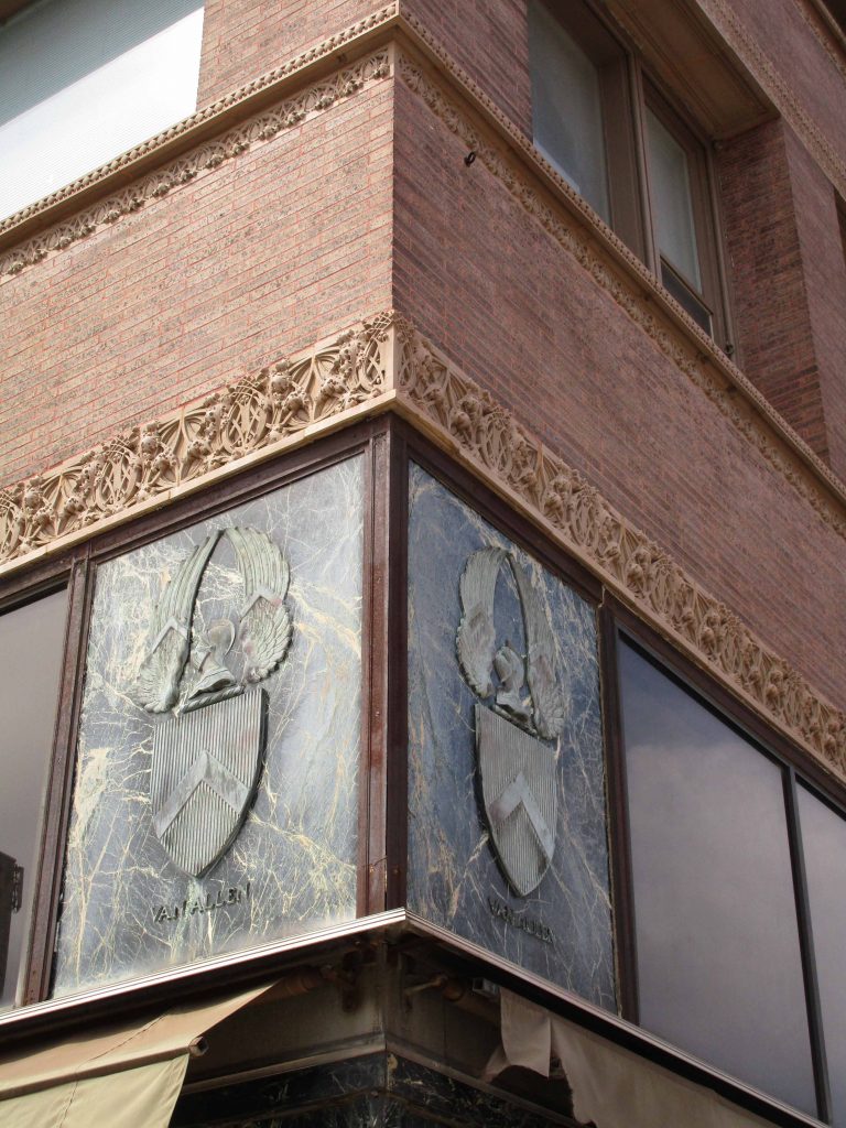 corner of Van Allen Building