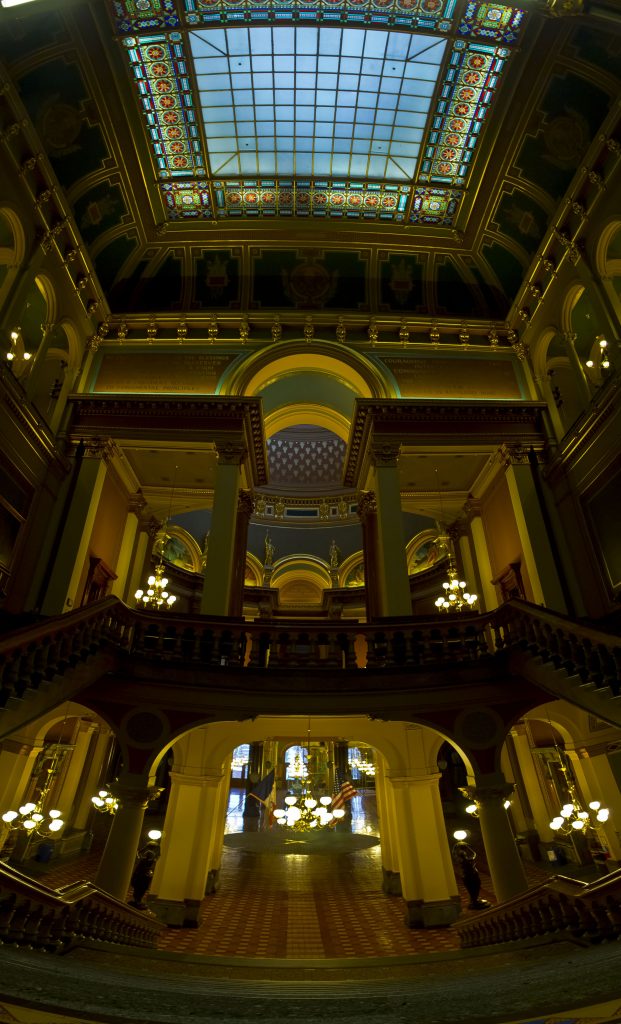 Iowa capitol grand staircase