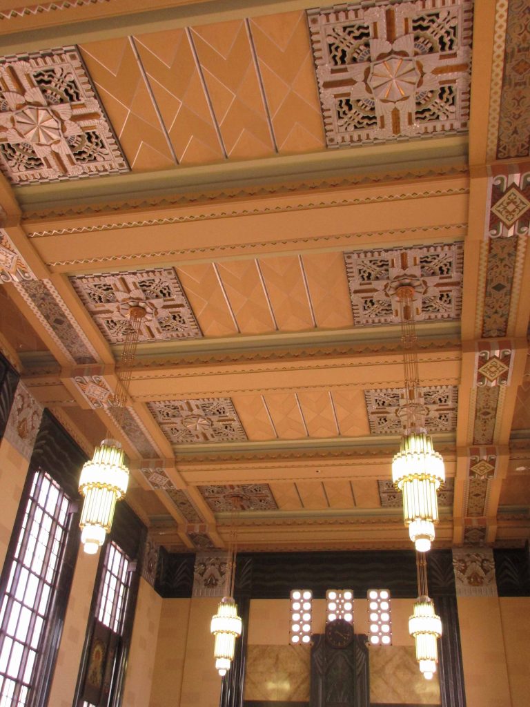 Ceiling of Union Station, Omaha