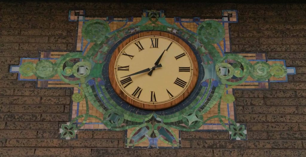 mosaic clock