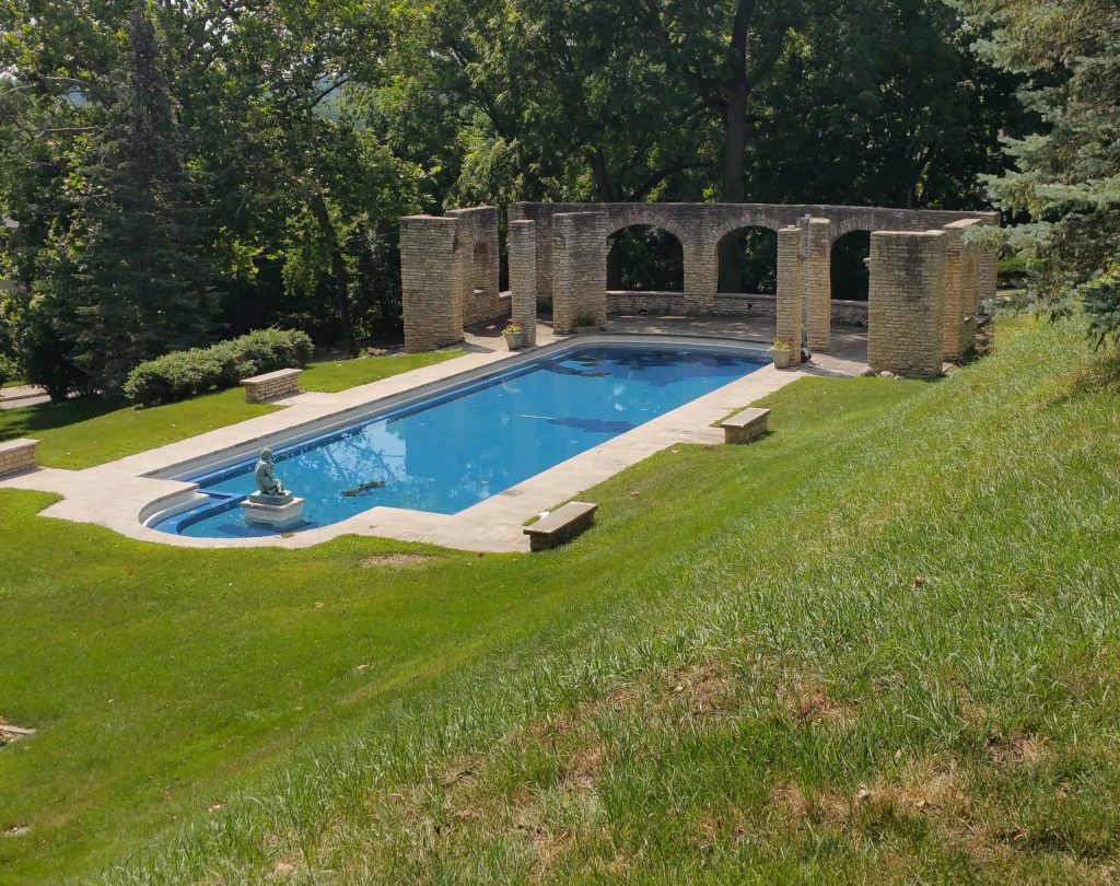 1920s pool at Terrace Hill